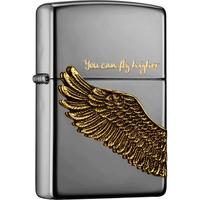 ZIPPO 之宝 ZBT-1-2a 打火机 飞的更高 黑冰