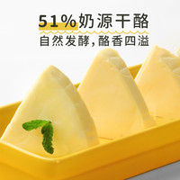 吉士丁 芝士甜心 2片独立装 干酪添加量≥51% 下午茶甜品 三角奶酪 香草味+苹果味 36g*10袋