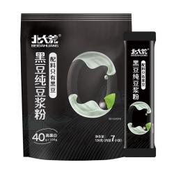 北大荒 黑豆纯豆浆粉126g高蛋白无添加糖独立小袋营养早餐冲饮