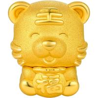 ZHOU LIU FU 周六福 A169683 小老虎足金转运珠 1.1g