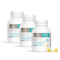 BIO ISLAND 佰澳朗德 婴幼儿DHA海藻油胶囊 60粒*3瓶