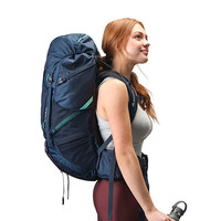 GREGORY格里高利户外背包 24年AMBER琥珀系列双肩背包 4代女款登山包 54L 北极蓝