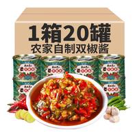 滇二娃蒜蓉辣椒酱四川湖南特产鲜双椒酱剁椒辣拌饭酱下饭菜拌面彩椒酱 鲜辣双椒酱