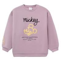 LI-NING 李宁 迪士尼联名款 女子运动卫衣 AWDRD64-4 水果紫 M