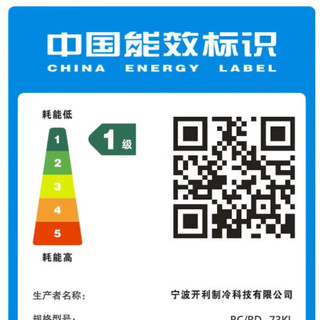 Rongsen PLUS 58X129 双门冰箱 一级能效 冷冻冷藏两用