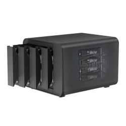 铁威马 D8 Hybrid 8盘位混合型磁盘阵列盒 阵列柜 硬盘盒（4HDD+4M.2）适用Macmini/NAS扩展存储