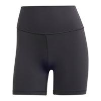 adidas ALL ME柔感裤 裸感透湿排汗抗菌瑜伽普拉提短裤女阿迪达斯 黑色 L