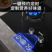 苏泊尔（SUPOR）燃气灶天然气灶煤气灶双灶天然气5.2KW大火力燃气灶天然气防爆台式嵌入式两用炉灶 【液化气】5.2KW双定时灶 PB15