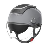 两只小蜜蜂3C认证电动车头盔摩托车四季通用半盔 防晒防雾双镜 0感天窗 男女通用电瓶车头盔TK47