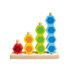 Hape 木质玩具 数字堆堆乐