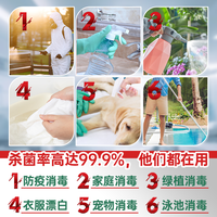 84消毒液泡腾片大颗粒地板杀菌除甲醛含氯消毒片喷雾家用泳池漂白
