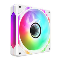 ALSEYE 奥斯艾（ALSEYE）Mirror-W-P 电脑主机机箱散热风扇低躁音 12cm PWM智能温控 ARGB（正叶）白色