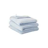 网易严选 加厚法兰绒毛毯 1*1.4m 晴空蓝