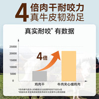 麦富迪狗零食 狗狗磨牙棒小型犬幼犬夹心牛皮鸡肉/鸭肉4包组合装720g
