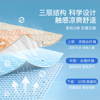 皇冠冰丝凉席夏天2025席子A类母婴级软席床垫单笠夏季可机洗 【A类面料 可机洗水洗】彩虹蝴蝶