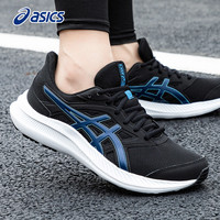 ASICS 亚瑟士 跑步鞋男透气2025春夏JOLT4网面慢跑鞋黑色运动鞋男士