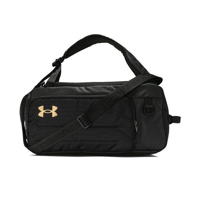 安德玛 UNDERARMOUR）Contain男女训练运动小号旅行拒水双肩背包1381920 黑色001 均码