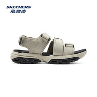 斯凯奇(Skechers)凉鞋春夏简约魔术贴日常透气沙滩凉鞋男舒适运动低帮210880