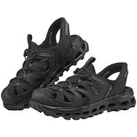 斯凯奇(Skechers)男士高透气耐磨百搭户外沙滩凉鞋237473 全黑色/BBK 41