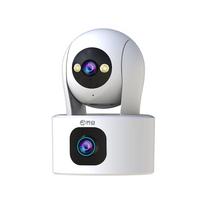 乔安 双摄1000万 无线WiFi网络高清夜视 360度全景云台 室内监控摄像头 64G