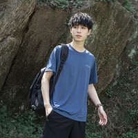 哥伦比亚户外运动服圆领上衣舒适透气快干短袖T恤AE1419478 L