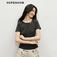 HOPESHOW/红袖 修身显瘦 女士T恤