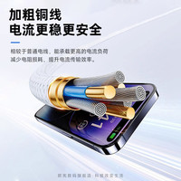 欧宪 OX-PD30W-5453 氮化镓快充 充电器套装+织数据线 樱花粉 Type-C Type-C 30