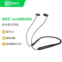 iQIYI 爱奇艺 S100 入耳式颈挂式蓝牙耳机 月夜黑