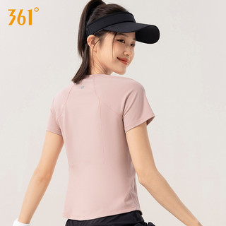 361°361瑜伽t恤女夏季瑜伽服上衣透气运动服运动短袖女 L