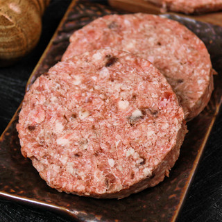 餐时（春禾秋牧）干式熟成双享牛肉饼(10片装）1kg 汉堡饼饺子馅