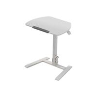 智芯可移动升降床边桌折叠小桌子书桌家用小型电脑桌学习工作小叠桌 菊蕊白【升降范围74-109cm】
