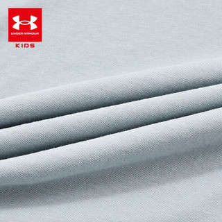 安德玛（Under Armour）【库里系列】男童短袖T恤夏篮球运动圆领T恤1390409 灰色  150 