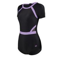 洲克zoke女士保守游泳衣专业竞技运动泳装训练显瘦竞速连体泳衣女