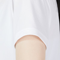 UA安德玛Tech SSC白色短袖宽松T恤女运动服透气半袖1277207-100