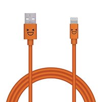 ELECOM 宜丽客 闪电数据线支持USB PD 3A电流充电1.2米橙色接口