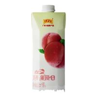 王老吉桃复合果汁饮料1000ml*2盒 桃汁苹果汁家庭聚会冷藏口味更加 水蜜桃果味1000ml*2盒