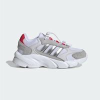 adidas/阿迪达斯 复古老爹鞋 儿童运动鞋 符点灰/金属银/纯宝石红 34