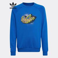 adidas 阿迪达斯 男大童CREW圆领套头长袖套头卫衣