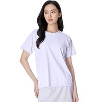 骆驼（CAMEL）户外运动速干衣女防晒透气圆领休闲短袖T恤 A24BA5J129 蜜瓜冰酪 S