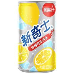 屈臣氏 新奇士柠檬可乐汽水含果汁 200ml*24罐