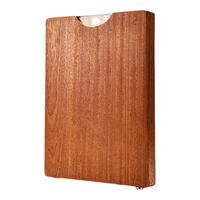 金存乌檀木整木菜板加厚实木切菜板案板面板家用防霉砧板40*28*2.5cm 乌檀木40*28*2.5cm