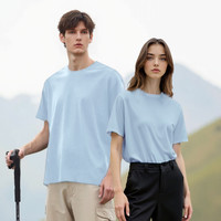 阿仕顿 2025夏季三防纯棉圆领短袖T恤男女款