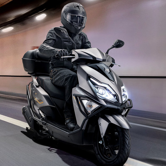 豪爵 MAX POWER AFR125X 2025款 灰色 摩托车