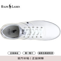 Ralph Lauren运动鞋经典时尚百搭休闲舒适帆布小白鞋男鞋