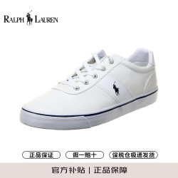 RALPH LAUREN 运动鞋经典休闲舒适帆布小白鞋男鞋 45(12)