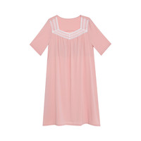 【冰牛奶系】爱慕25夏沁凉女家居服抗菌凉感带胸垫可外穿短袖睡裙