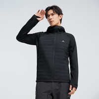 拓路者3M新雪丽棉服保暖衣冬季棉衣外套连帽情侣装保暖棉服大衣男女 黑色(男) 2XL
