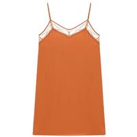 爱慕 梦远星河睡衣女春夏莫代尔薄性感蕾丝细带睡裙AM42A041