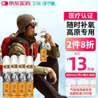 艾润 氧气瓶便携式制氧机吸氧机氧气罐成人老人高原专用款