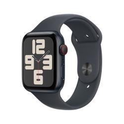 Apple Watch SE 2024款智能手表GPS+蜂窝款44毫米午夜色铝金属表壳午夜色运动型表带S/M MXHU3CH/B